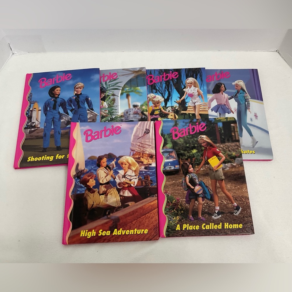 LOT OF 6 BARBIE & FRIENDS BOOK CLUB BOOKS